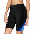 thumbnail image 3 of LEEy-world Short de Bain pour Femme Standard Sol Searcher Volley Boardshort Bleu,G, 3 of 5