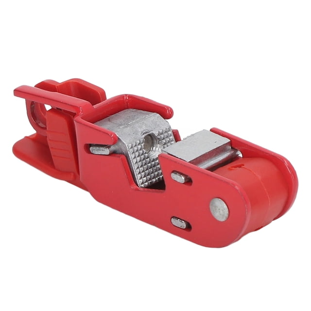 Killer Switch Lock, Circuit Breaker Lockout Red Casing High Strength Alloy Sawtooth For Electrical Security