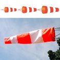 thumbnail image 2 of Sac-chaussettes de Mesure du Vent en Polyester Rouge+blanc Airport Windsock Anti-Déchirure, 2 of 9