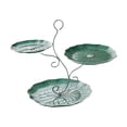 thumbnail image 1 of Fruit Tray Home Living Room, Three Layer Candy Tray for Snacks and Dried Fruit Storage, Leaf Design Easy Clean Plastic Tray, 1 of 6