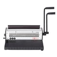 thumbnail image 2 of Manual Spiral Binding Machine Metal 34 Hole Punching Square 4X4mm Photo Album A4 Paper Binding Punching Machine TD-1500B34 ,Pinpoint Punching, 2 of 5