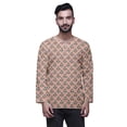 thumbnail image 1 of Atasi Indian Traditional Kurta For Men Keyhole Neck Short KurtaShirtFor Boys, 1 of 1