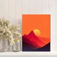 thumbnail image 2 of Qisvanset Spring Blossom Village Canvas Print 12x16 Inch Apartment Art, 2 of 8