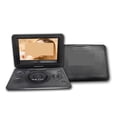 thumbnail image 1 of HD Portable Rotating Screen Smart TV VCD DVD Player SD Card USB Video Player With Rechargeable Battery ,Easy to Use, 1 of 2