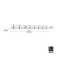thumbnail image 4 of Umbra Flip Wall Mounted Coat Rack,White, 4 of 6