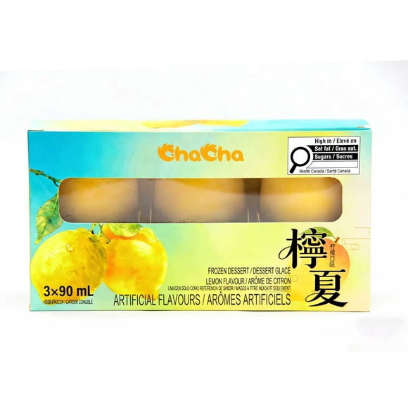 Dessert glacé ChaCha au goût citron