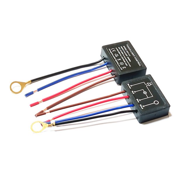 2* Switch Touch Module Light Dimmer, Touch Lamp Control Module for Dimmable LED, Incandescent, Halogen Bulbs
