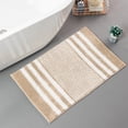 thumbnail image 1 of Dvkptbk Non Slip Bath Mat, Super Absorbent Bath Rugs for Bathroom, Super Soft Bathroom Rugs Fit Under Door, Khaki, 16" x 24", 1 of 6