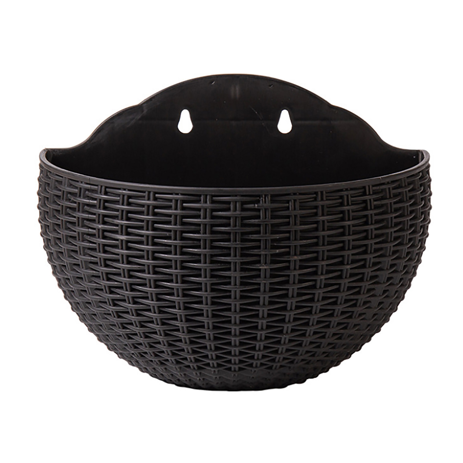 Flower Pots Wall Planter Flowerpot Gift Hanging Balcony Planters Semicircular Home Decoration Imitation Rattan Vase