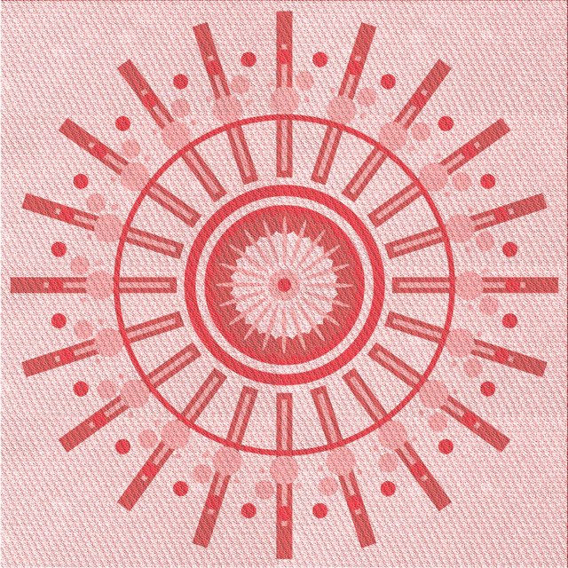 Ahgly Tapis d'Intérieur Lavable en Machine Carré Transitionnel Rose Clair, 5 Pieds Carré
