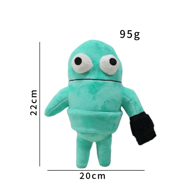 REPO Teal Plush Toy, 8.7 Inch Soft Stuffed Doll
