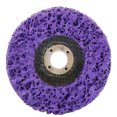 thumbnail image 2 of Disque de Ponçage Peinture Antirouille Disque de Meulage Disque de Retrait de Peinture Inoxydable Rouille Acier Roue de Polissage, Violet, 125 mm, Trou Intérieur 22 mm, 2 of 6