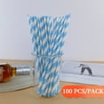 thumbnail image 1 of Fridja Sales 100pc Paper Disposable Straws, 1 of 5