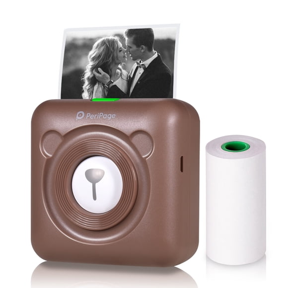 Amdohai A6 Mini Pocket Printer HD 304DPI Wireless BT Thermal Printer with USB Cable & User Guide, Multi-color