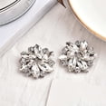 thumbnail image 2 of KLKCMS 2 Pcs Clips Élégants en Strass Bijoux Décoration Cristal Boucle Talons, 2 of 8