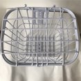 thumbnail image 5 of Front And Rear Bike Basket Electric Bike Basket All Metal Tube Bike Front And Rear White Hanging Decorative Bike Basket, 5 of 5