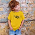 thumbnail image 2 of Hfolob Hauts pour Filles Garçon Fille Mode Décontractée Imprimé Col Rond Ample Manches Courtes T-Shirt Haut T-Shirts pour Enfants, 2 of 4