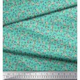 thumbnail image 2 of Soimoi Modal Satin Fabric Earthworm,Fruit & Insect Print Fabric by The Yard 42 Inch Wide, 2 of 3