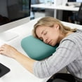 thumbnail image 2 of Ergonomic Memory Foam Pillow for Desk Rest Support and Travel Comfort Nap, 2 of 5