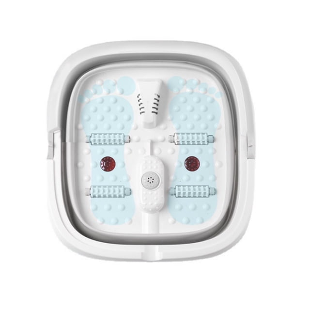 Amdohai Electric Foot Bath Tub Water Spa & Foot Massage Foot Basin for Soaking Foot Toe Nails Ankles Foldable & Portable Foot Tub Fast Heating & Constant Temperature