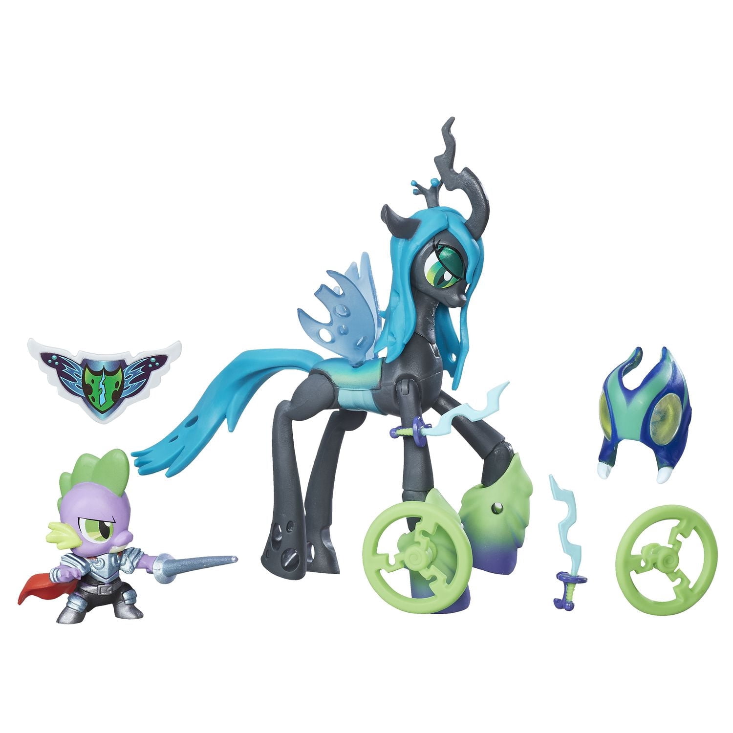 My Little Pony Guardians of Harmony Queen Chrysalis v. Spike the