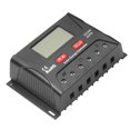 thumbnail image 3 of 30A PWM Solar Charge Controller 12V/24V Adaptive Below 55V Input Solar Panel Regulator for Sealed Gel Flooded Lithium Batteries with Temperature Compensation, Multiple Protections, and LCD Display, 3 of 8