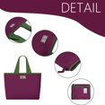 thumbnail image 5 of Latrodar Reusable-Grocery-Bags-Foldable-Machine-Washable-Reusable-Shopping-Bags Colorful Large Folding Reusable Bags Zipper Storage Pouch Lightweight Poly Womens Gifts for Christmas, 5 of 5