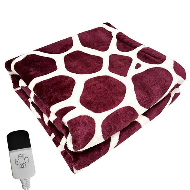 Couverture Électrique Queen en Flanelle Douce Couverture Chauffante Électrique d'Hiver Couverture Couverture Chauffante Électrique Douce