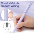thumbnail image 4 of ORUYROP Gel Pens, Retractable, Fine Point, 0.5mm, Assorted Ink Colors, 6 Pack, 4 of 7