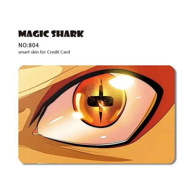 Fashion Cartoon Anime Game PVC Matte Film Sticker Case Skin for Credit Card Big Small No Chip 804 Big Chip