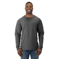 thumbnail image 1 of Jerzees T-Shirt à Manches Longues pour Hommes DRI-POWER Active, S, Noir Chiné, 1 of 3