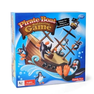 Bamboohart Don’t Rock le jeu du conseil d'administration du bateau - Jeux pour enfants Jeux de famille pour les enfants et les adultes Jeux de conseil pour la nuit familiale Jeux de société multi-joueurs Équilibrer l'âge des jouets 5+