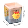 thumbnail image 3 of EGNMCR Home Office Furniture Double Hole Pencil Sharpener Small Portable Pencil Sharpener Pencil Sharpener Student Stationery Learning Tool Plastics pencil sharpener, 3 of 6