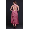 thumbnail image 3 of Bimba Robe de Plage d'Été pour Femmes, Dos Nu, Col Licou, à Imprimé d'Oiseaux - Medium, 3 of 6
