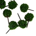 thumbnail image 2 of fastboy 50 Pieces Exquisite Ball Shaped Model Trees DIY Landscape Scenery N Scale Green 1Set, 2 of 6
