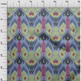 thumbnail image 2 of oneOone Viscose Jersey Fabric Swirl & Paisley Ikat Print Fabric BTY 60 Inch Wide, 2 of 5
