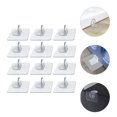 thumbnail image 4 of Shisuyan 12pcs Shelf Support Peg Plastic Transparent Anti-slip Retainer for Home Organization, 4 of 8