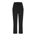 thumbnail image 3 of Birdeem Womens Solid Color Drawstring High Waist Pocket Loose Large Size Cotton Casual Pants, 3 of 6