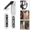 thumbnail image 4 of Bike Wall Mount Bike Rack for Garage Vertical Cycling to 35lbs Holder for Bicycles Black White, 4 of 9