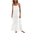 thumbnail image 4 of XZNGL Robe d'Été Décontractée Ample pour Femmes à Bretelles, Longue Maxi de Plage, Robes d'Été pour Femmes, 4 of 9
