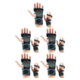 thumbnail image 1 of Decodeary 2pieces Stay Comfortable And Stylish With Breathable Gym Gloves Lightweight Blue L 5Set, 1 of 6