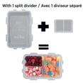 thumbnail image 3 of Starfrit LocknLock Plastic Bento Lunch Container, Capacity of 34oz/1L, Removable Divider, 3 of 9