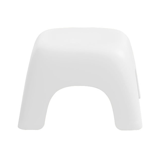 veasfak Petit Marchepied de Salon Repose-Pieds Banc Jouet Blanc