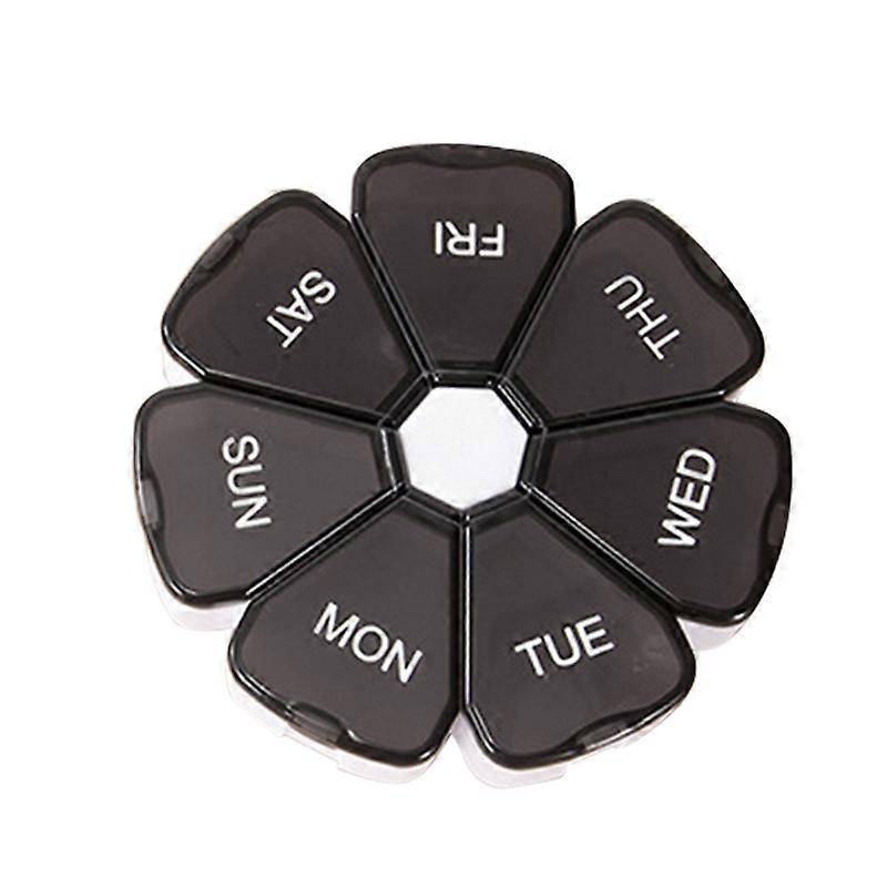 Portable Pill Box Medicine Planner Small Case Weekly Pill Organizer