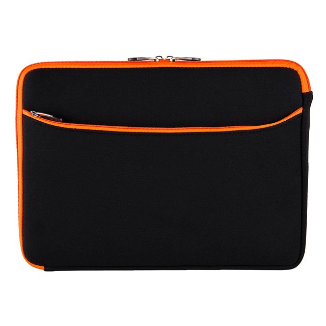 17 inch Laptop Sleeve Case - Protective Sleeve Bag for 17" Notebook Computer, Water-Resistant Portable Slim Case (Orange)