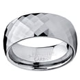 thumbnail image 3 of 8MM Men's Multi-faceted Tungsten Carbide Ring size 11.5, 3 of 4