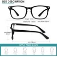 thumbnail image 2 of LAICAIW Blue Light Glasses for Women /Men Computer Blue Light Glasses, 2 of 5