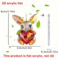 thumbnail image 2 of Nilvkv Valentine's Day Series Dog Acrylic Key Chain Car Rearview Mirror Accessories Backpack Pendant, 2 of 6