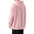 thumbnail image 2 of Innerwin Chandail à Capuchon à Cordon pour Hommes Sport à Manches Longues Décontracté Rose 2TG, 2 of 3