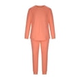 thumbnail image 4 of DPTALR Ensemble de Sport Décontracté pour Hommes, Uni, Col Rond, Chandail à Enfiler, Manches Longues, Pantalon, Survêtement Deux Pièces, 4 of 8